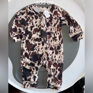 Cow Print Kids One Piece